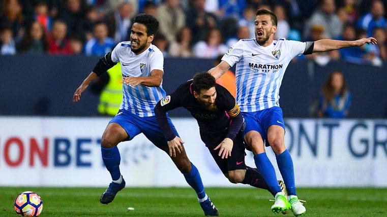 The changing room of the Málaga heaves the swords against the Real Madrid