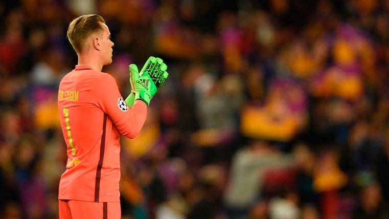 The data of Ter Stegen that shows the DNA of the Barça