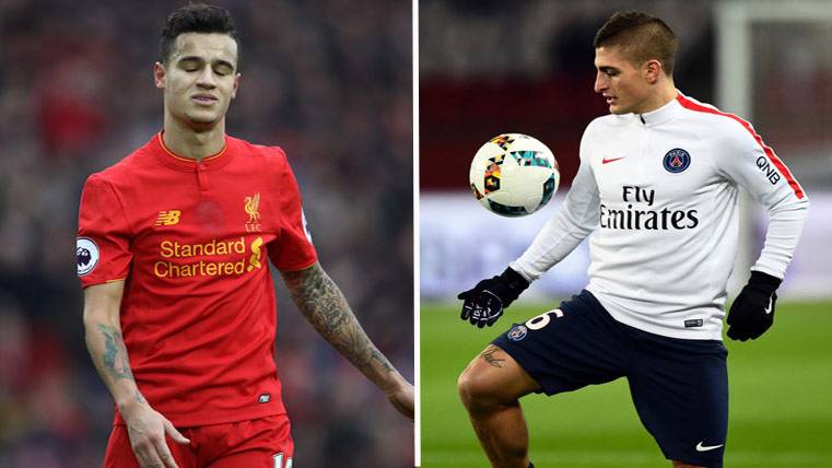 Coutinho Or Verratti: By who would have to bet the Barça?