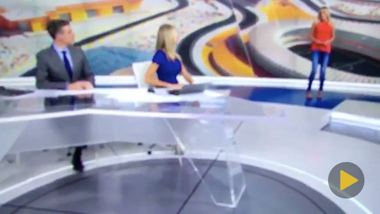 The wrap of “Antenna 3” when speaking of the Madrid-Barça