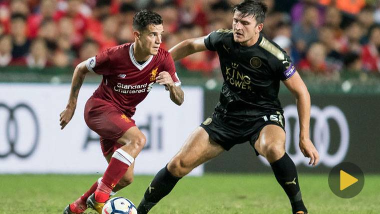 LEADER: Exhibition with golazo included of Philippe Coutinho