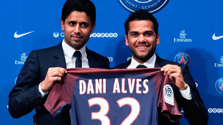 Dani Alves: “I came to the PSG to play with Marco Verratti”
