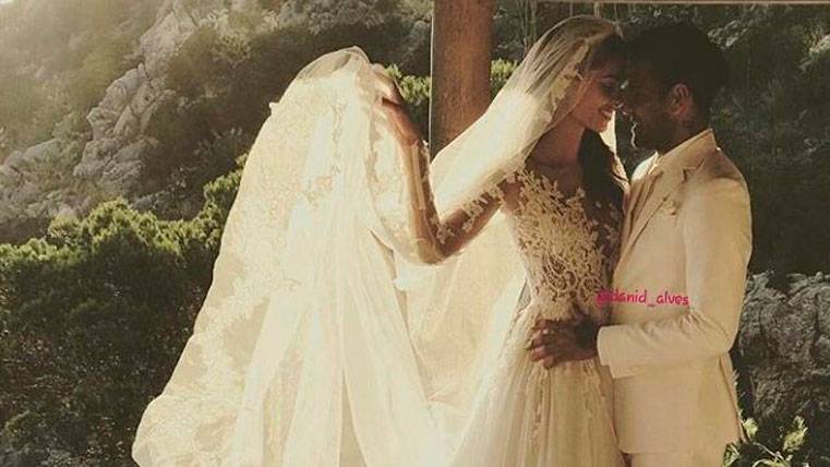 Another surprise of Dani Alves, marries  with Joana Sanz!