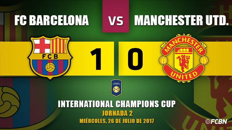 A goal of Neymar costs him to the Barça to win to the United of ‘Mou’