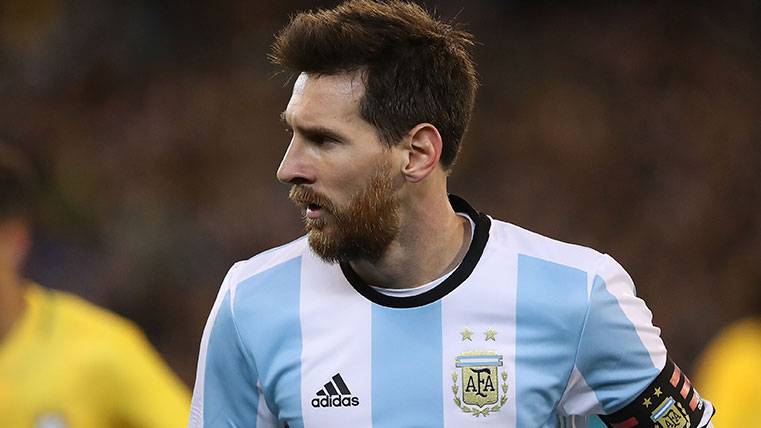 Messi, always with Argentina, “will try it until it give “