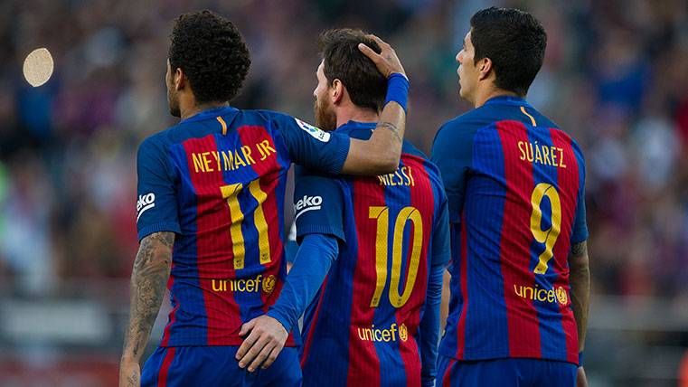 The Barça ensures  to the “MSN”, the best forward of the world