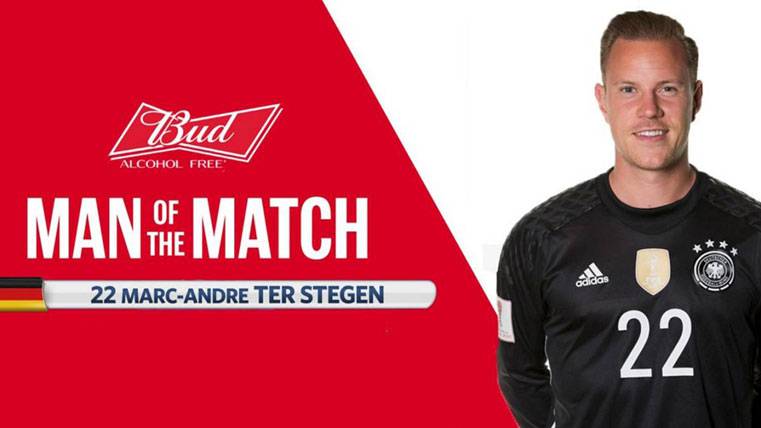 Ter Stegen, “MVP” of the final of the Glass Confederations