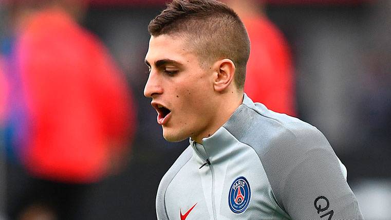 Verratti Could not playing the PSG-Rome in United States