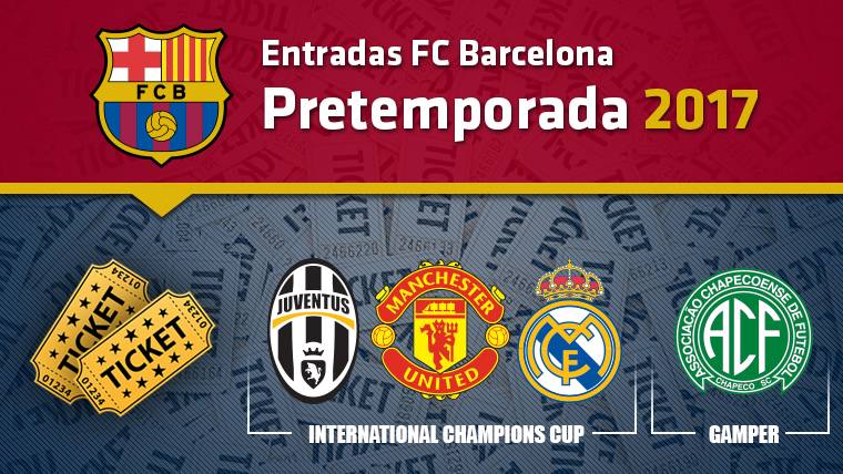Entrances FC Barcelona Pre-season 2017