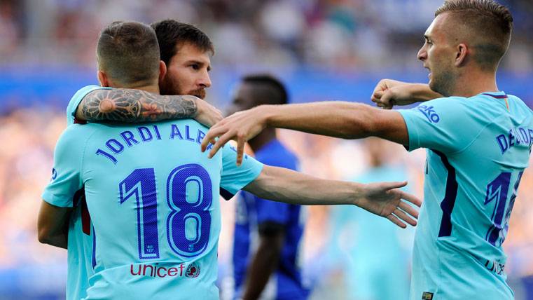 Messi saved to the Barça in Vitoria… And already they go 351 goals in League!