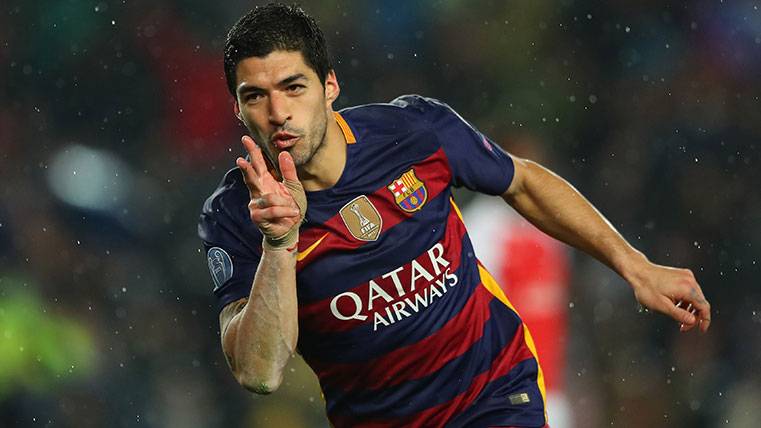 Luis Suárez fulfils three years of his presentation in the Barça
