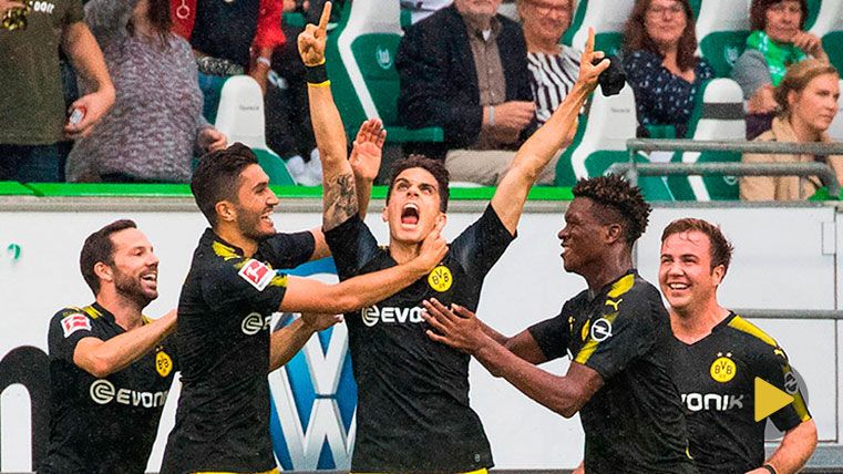 Bartra, golazo and dedicatoria to the victims of Barcelona