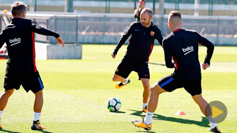 Session of recovery for a Barça that already looks to the Eibar
