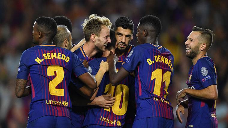 The Barça, to by the big second hit in the group of Champions