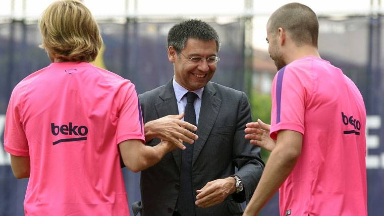Meeting between Iniesta and Bartomeu to approach postures