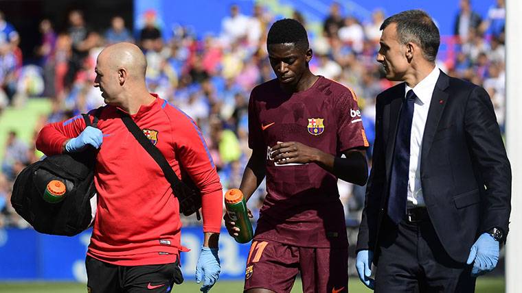 First assessment of the injury of Dembélé: 3 or 4 weeks!