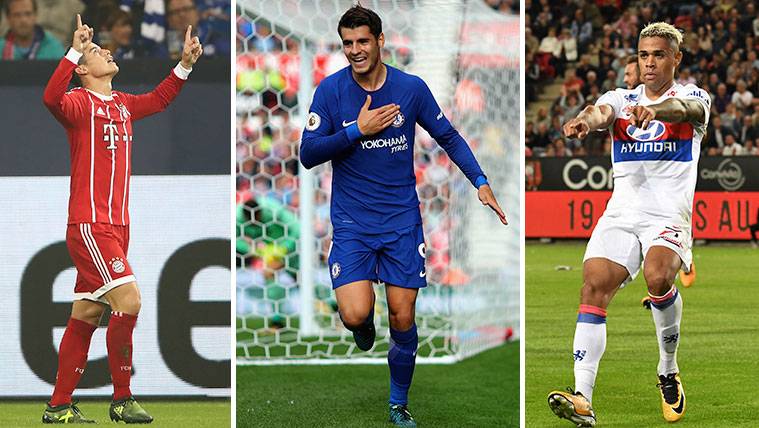 James, Morata and Mariano do sonrojar to the Real Madrid