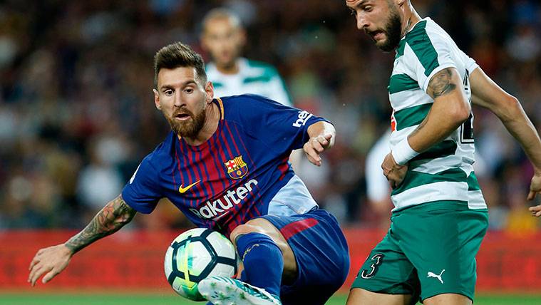 Leo Messi lengthens his series goleadora in front of the Eibar