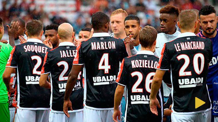 Marlon, partidazo with the Nice, victory, and fault to the referee!