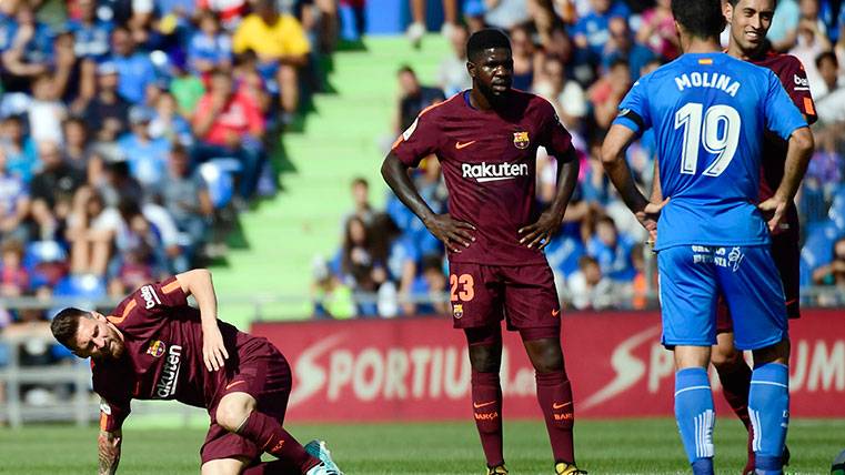 Never it fails: Umtiti, stood out in the defence of the Barça