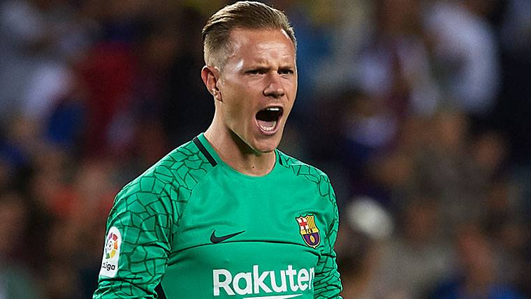 Ter Stegen Goes back to be determinant with a paradón