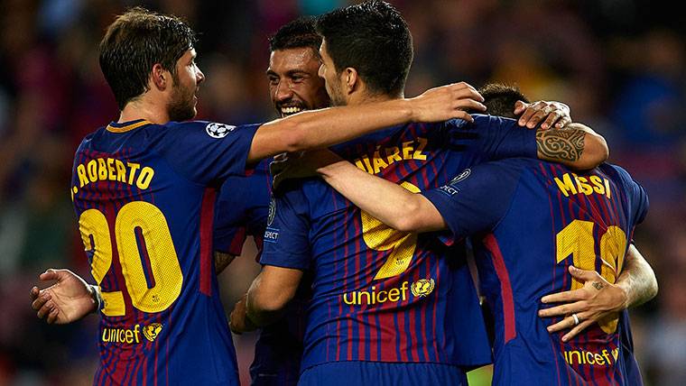 The Barça, to by the mathematical classification in Champions