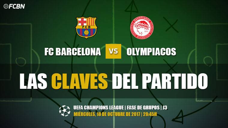 The three keys of the Barcelona-Olympiacos of Champions (J3)
