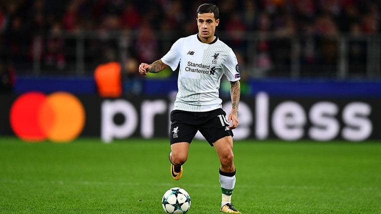 Offensive of the Barcelona by Coutinho for the month of January