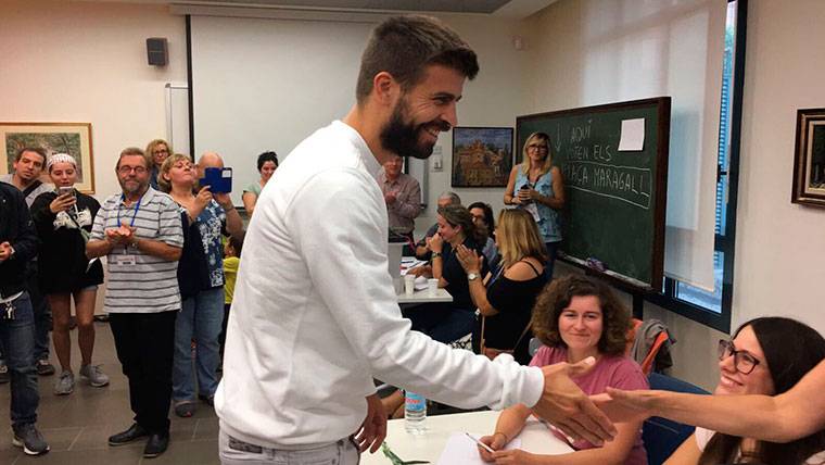 I hammered it votes in the Referendum before the Barça-The Palms