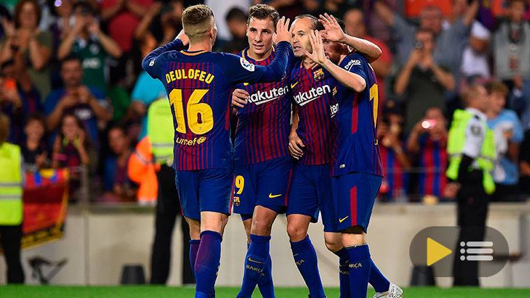 Video summary: FC Barcelona 2 Málaga 0 (LaLiga J9)
