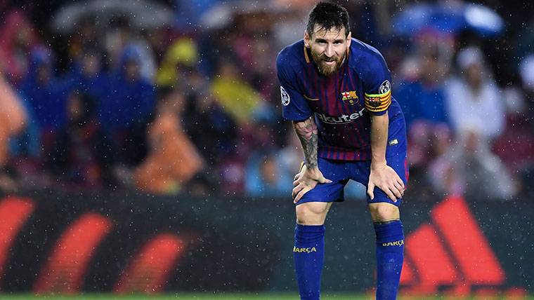 They reveal what took really Messi in front of Olympiacos