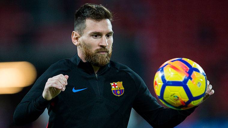 Novelties on the physical state of Messi in the Barcelona