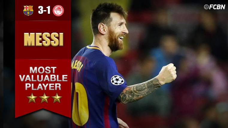 MVP: Leo Messi, centenary and desatado in the Camp Nou