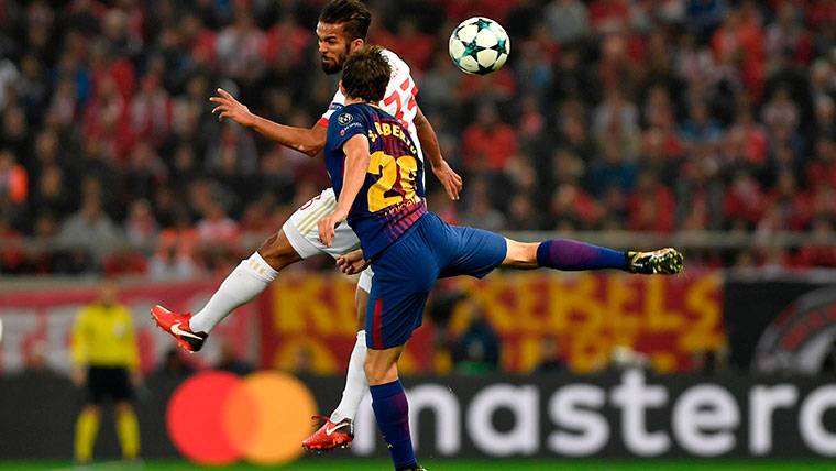 ALARM: Sergi Roberto, lesionado in the Olympiacos-Barça