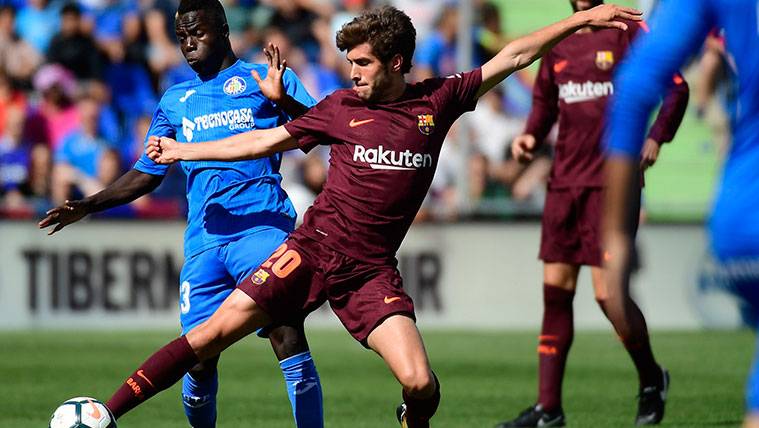 Sergi Roberto, the big doubt of the FC Barcelona for Girona