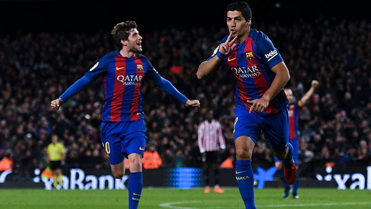Sergi Roberto, the best partner of the goal for Luis Suárez