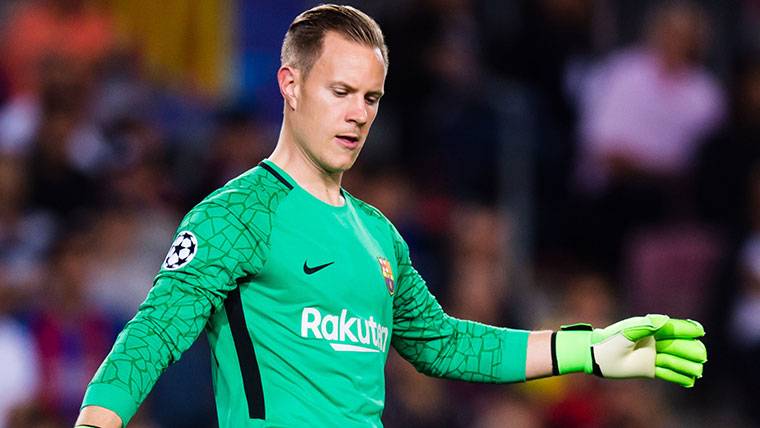 The posture of Ter Stegen with regard to the interest of the Bayern