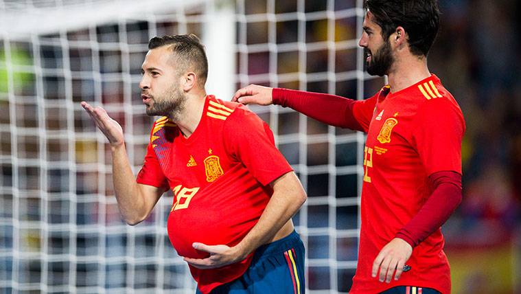 Jordi Alba more goleador is the one of the Spanish selection