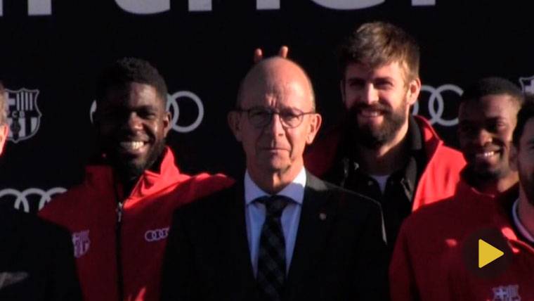 The prank of Umtiti with which the staff did not stop to laugh