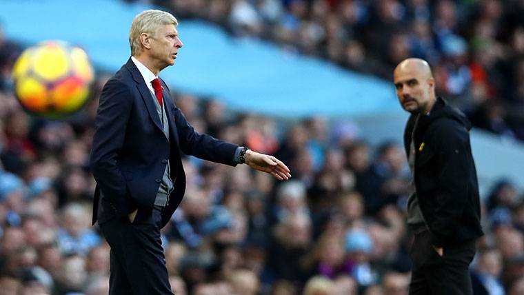 It hammer between Wenger and Guardiola after the Manchester City-Arsenal
