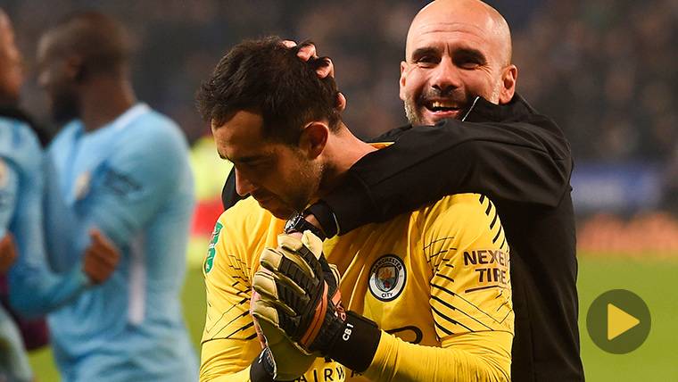 TENSION: Controversial reaction of Bravo to a gesture of Guardiola