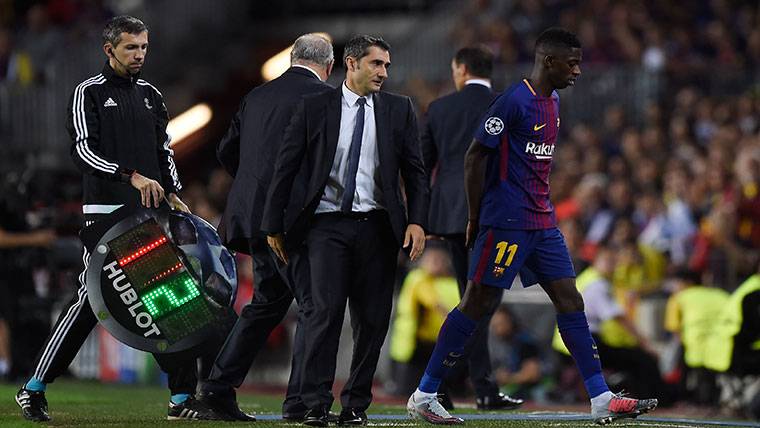The blessed problem that presents him  to the Barça with Dembélé