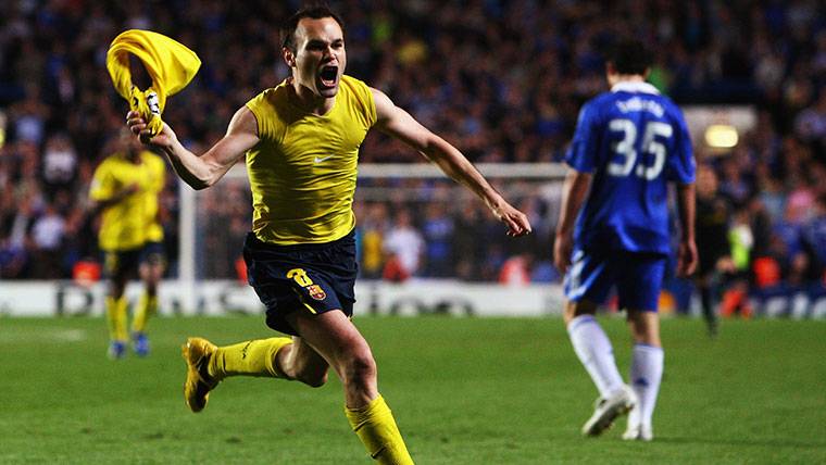 ÉPICO: The ‘Iniestazo’, the most remembered of Chelsea-Barça