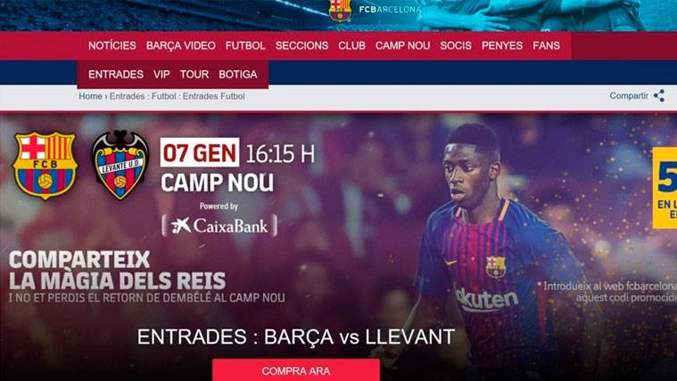 The FC Barcelona announces the return of Dembélé to the Camp Nou