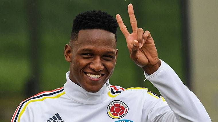 The data that reveals that Yerry Mina already there would be fichado by the Barça