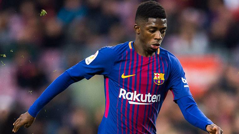 Dembélé Goes back to lesionarse and will be some 4 weeks of drop!