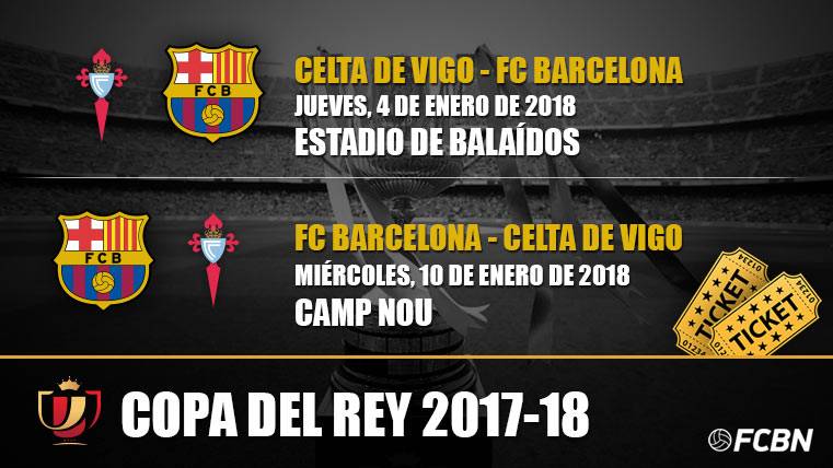 Entrances FC Barcelona vs Celtic of Vigo – Glass of Rey
