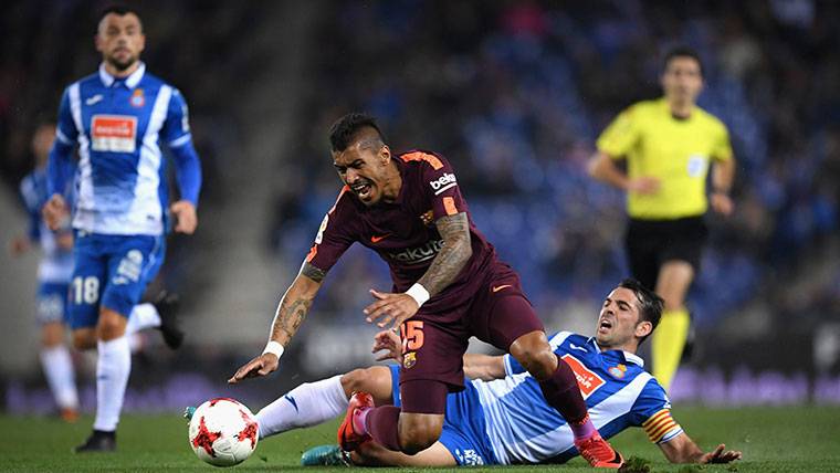 ALARM: Paulinho left  lesionado against the Espanyol