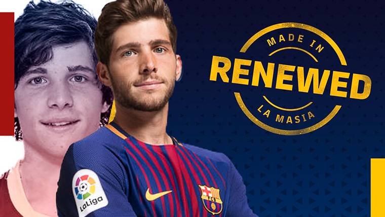 OFFICIAL: The Barcelona announces the renewal of Sergi Roberto