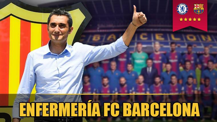 The infirmary, a doubt less for the Barça in Champions